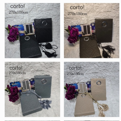 Cortina Anti solar  CORTA   2 par de 135 cm 180cm  de altura